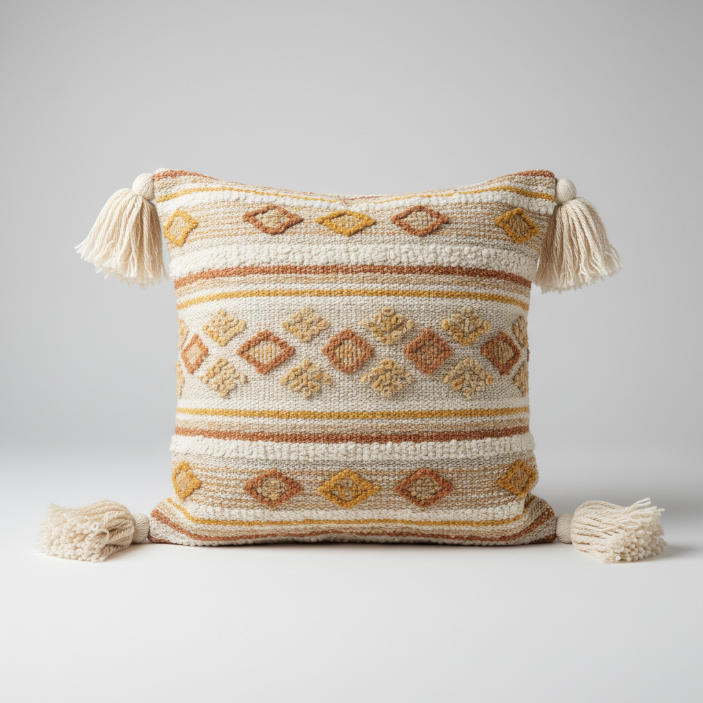 Boho Throw Pillow – Home & Living product photo