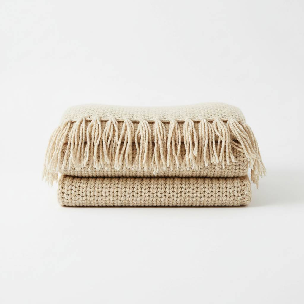 Boho Knit Blanket – Home & Living product photo