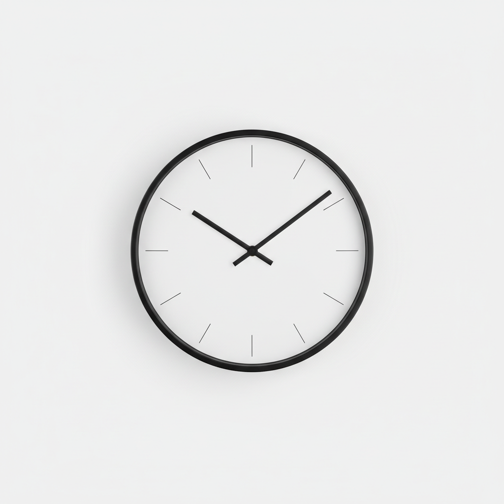 Minimalist Wall Clock – Home & Living product photo