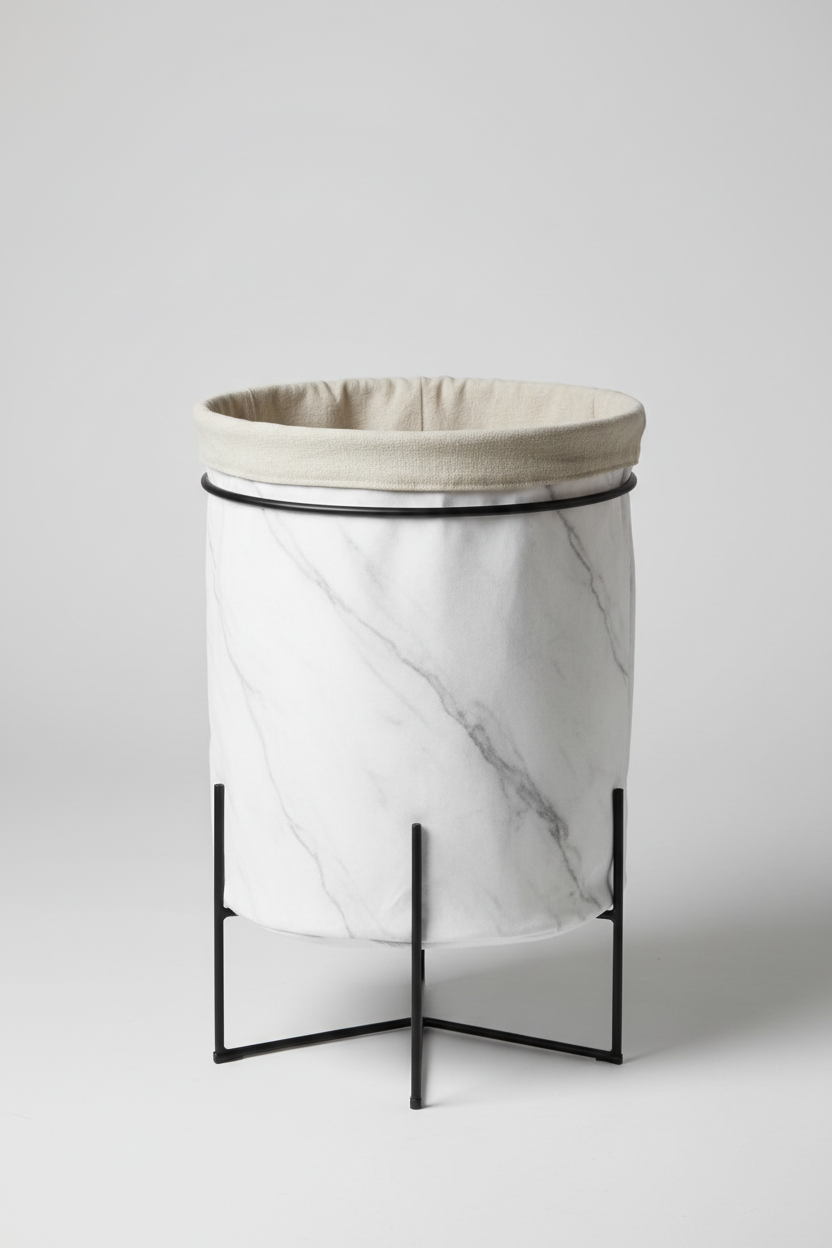 Marble Laundry Hamper – Home & Living product photo