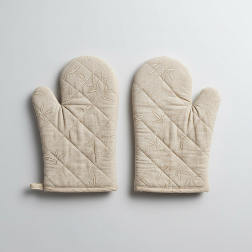 Bamboo Oven Mitt Set – Kitchen & Dining product photo