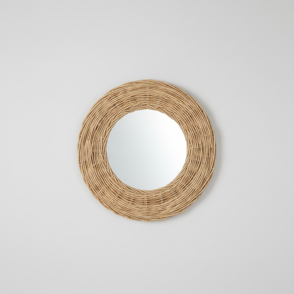 Linen Wall Mirror – Home & Living product photo
