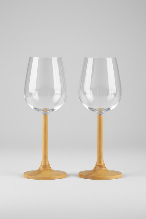 Bamboo Wine Glass Set – Kitchen & Dining product photo