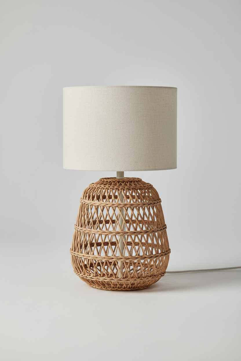 Woven Table Lamp – Home & Living product photo