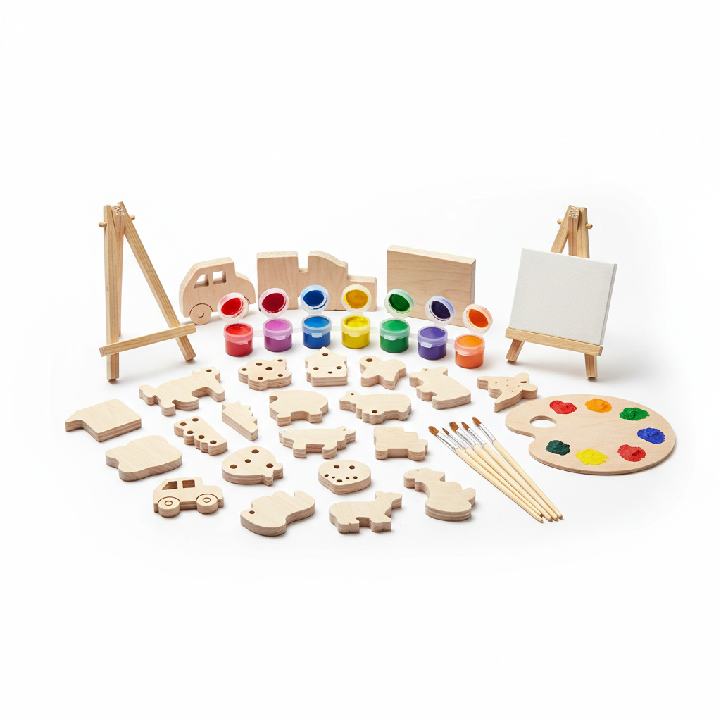 Wooden Art & Craft Set – Toys & Kids product photo
